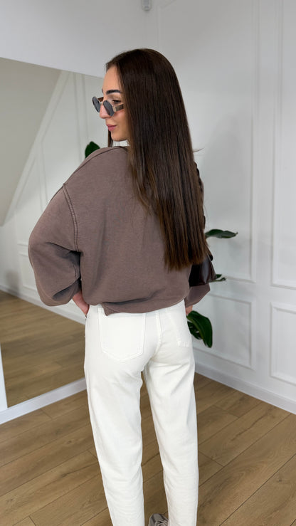 BLUZA AZARA Z KIESZONKĄ RIVA fango