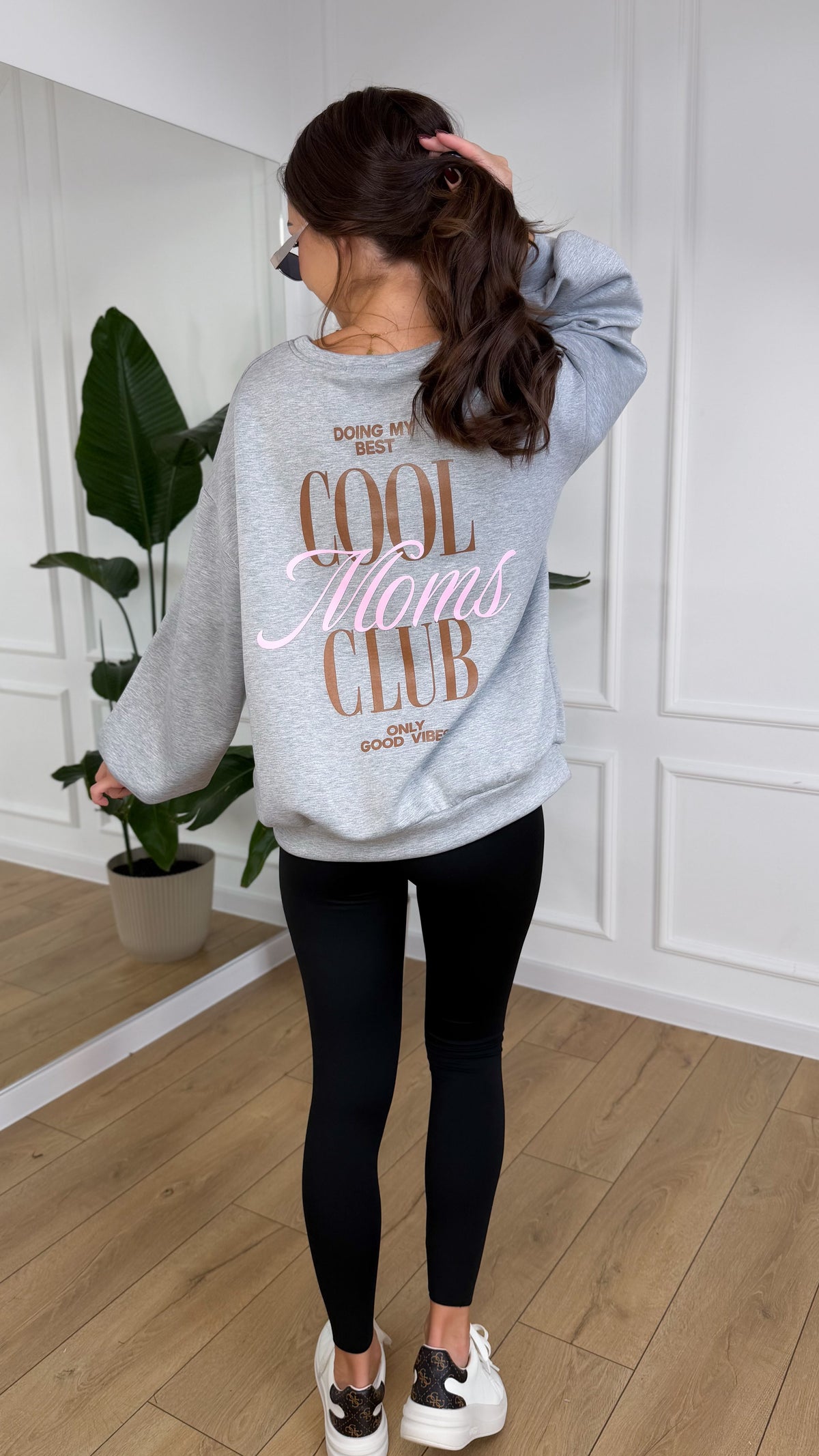BLUZA COOL MOMS CLUB szara