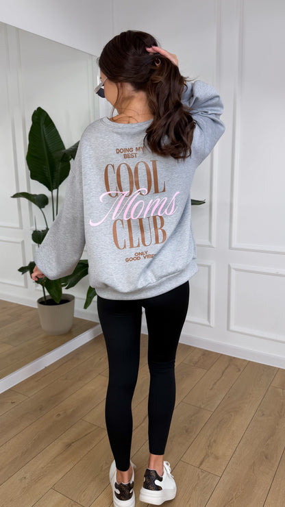 BLUZA COOL MOMS CLUB szara