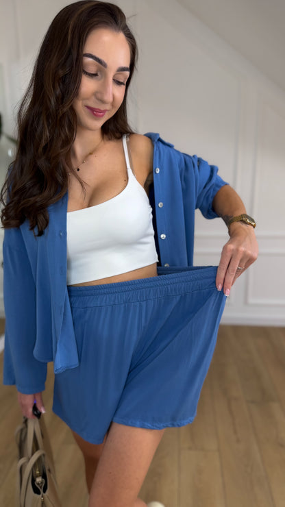 Komplet FLOW MINI koszula i spodenki JEANS