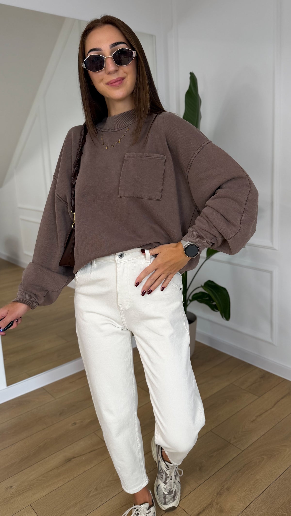 BLUZA AZARA Z KIESZONKĄ RIVA fango