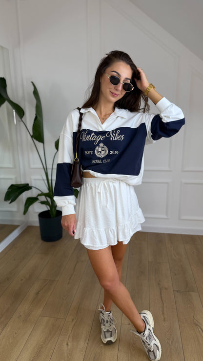 Bluza VINTAGE VIBES - z kołnierzykiem