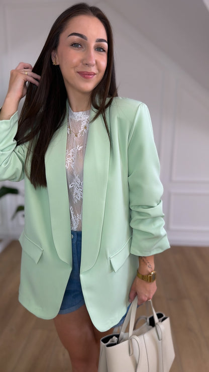 Marynarka ZARKA - oversize PISTACJA